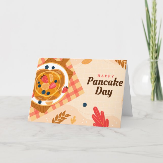 National Pancake Day Card (Front)