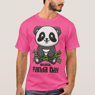 National Panda Day March T-Shirt