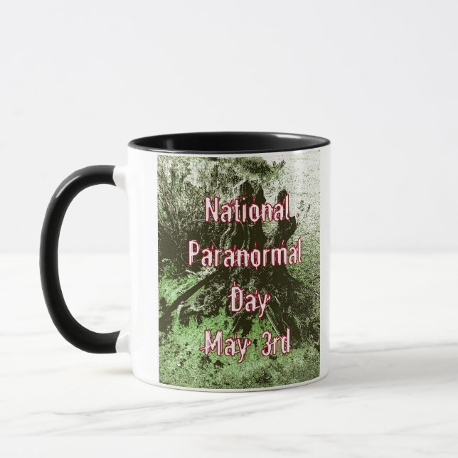 National Paranormal Day Tree Mug (Left)