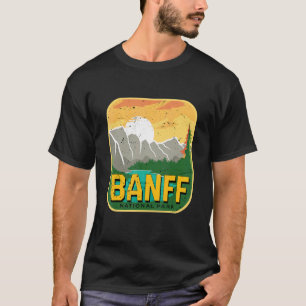 National Park Canada Alberta Banff Camping Mountai T-Shirt