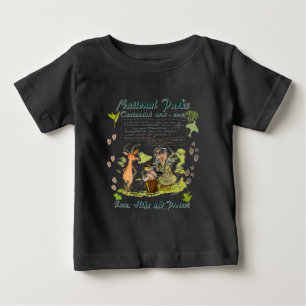National Park Centennial Photographer Cartoon Baby T-Shirt