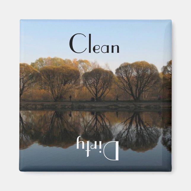 National Park Clean Dirty Dishwasher Magnet (Front)
