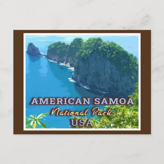 NATIONAL PARK OF AMERICAN SAMOA - AMERICAN SAMOA POSTCARD (Front)