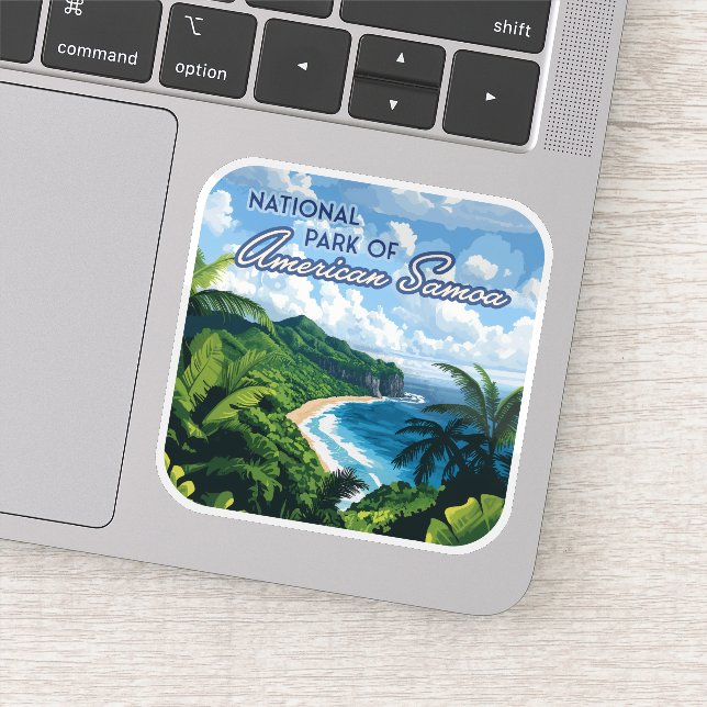 National Park of American Samoa Beach Rainforest (Detail)