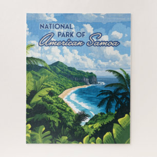 National Park of American Samoa Beach Rainforest Jigsaw Puzzle