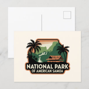 National Park of American Samoa Emblem Postcard