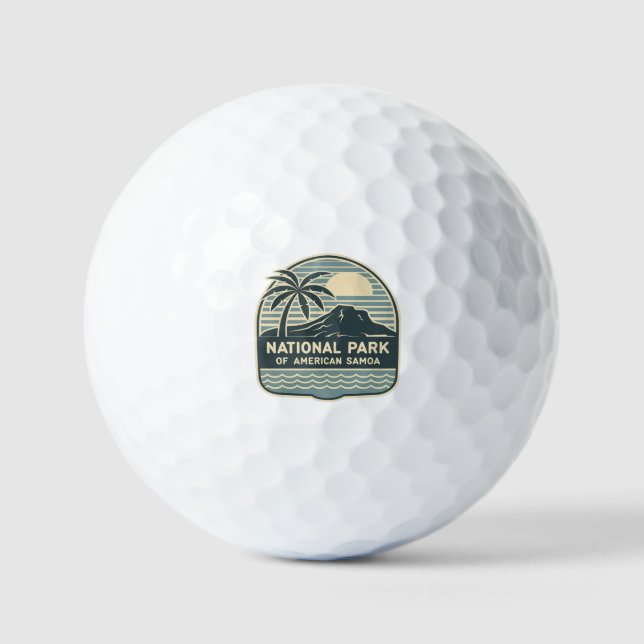 National Park of American Samoa Golf Balls (Front)