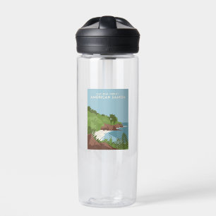 National Park of American Samoa Minimalist Water Bottle