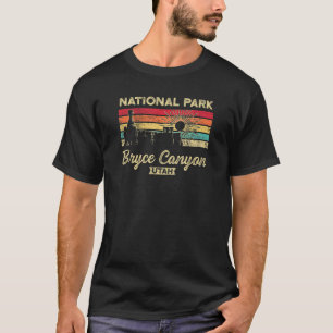 National Park Retro Sunset Bryce Canyon T-Shirt