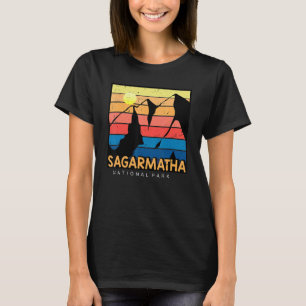 National Park Sagarmatha Everest Tibet Nepal 1976 T-Shirt
