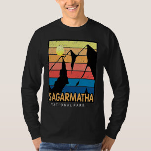 National Park Sagarmatha Everest Tibet Nepal 1976 T-Shirt