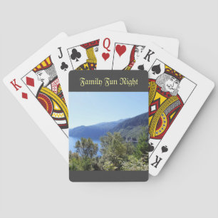 National Park, Seattle, U.S.A. Beautiful landscape Playing Cards