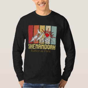 National Park Shenandoah Souvenir Mountains Hike V T-Shirt