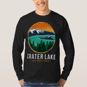 National Park Souvenir Crater Lake Mountain Hiking T-Shirt