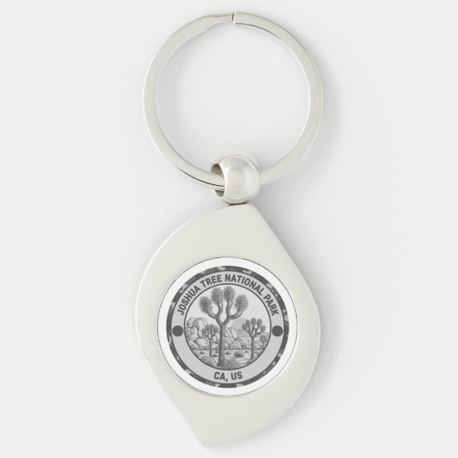 🌵 National Park Souvenirs & Travel Keepsakes Key Ring (Front)