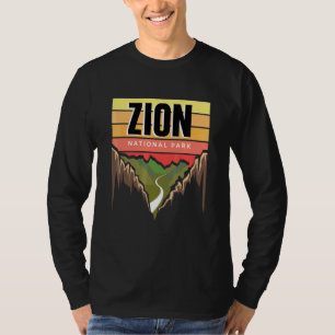 National Park Utah Zion Canyon Nature Hiking Campi T-Shirt