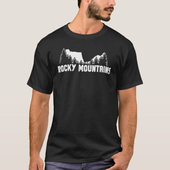 National Park Vacation Rocky Mountains T-Shirt (Front)