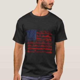 National parks american flag patriotic july 4th T-Shirt