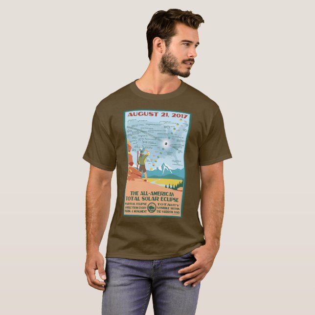 National Park's Eclipse shirt (Front Full)