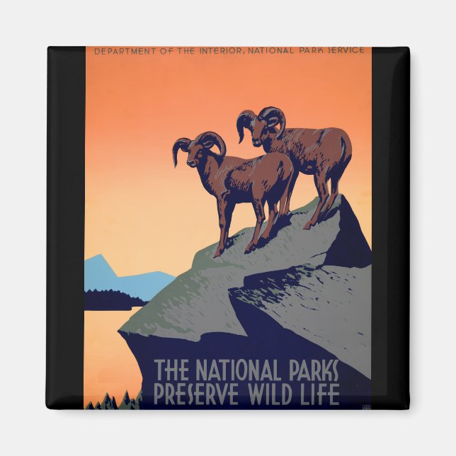 National Parks Magnet (Front)