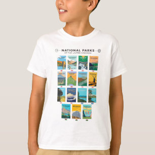 National Parks Of The United Kingdom List T-Shirt