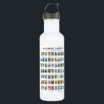 National Parks of The United States List Vintage 710 Ml Water Bottle<br><div class="desc">A display for all 63 National Parks in the United States featuring unique illustrations. Visit them all!</div>