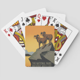 National Parks - Preserve Wild Life Playing Cards