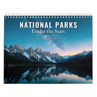 National Parks Under the Stars 2027 Night Sky Calendar