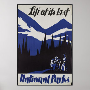 National Parks Vintage Travel Poster Ad Retro