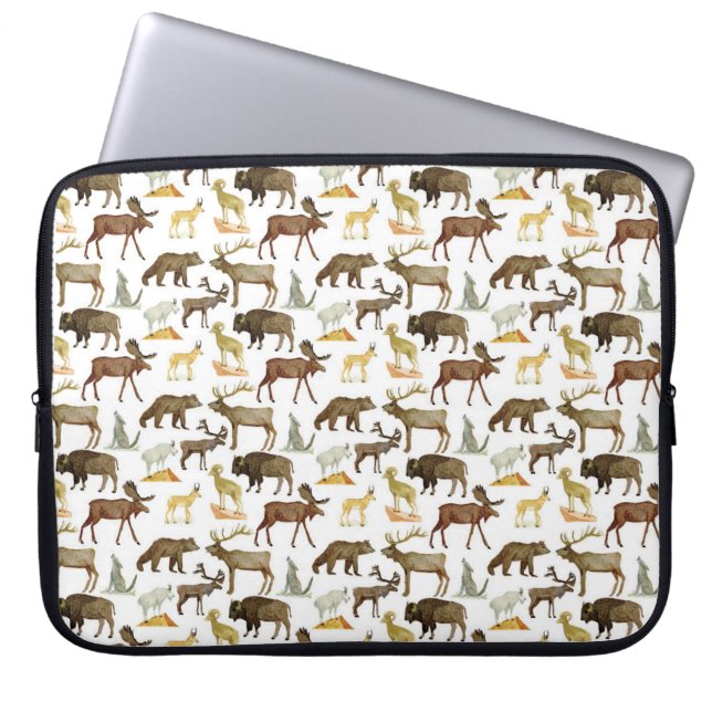 National Parks Wildlife 15" Laptop Case (Front)