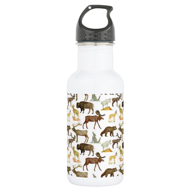 National Parks Wildlife Water Bottle (Front)