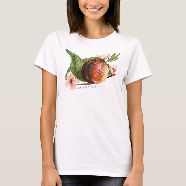 National Peach Month T-Shirt (Front)