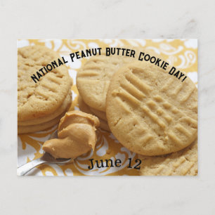 National Peanut Butter Cookie Day! Postcard