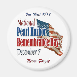 National Pearl Harbour Day Magnet