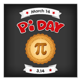 National Pi Day, March 14, Photo Print