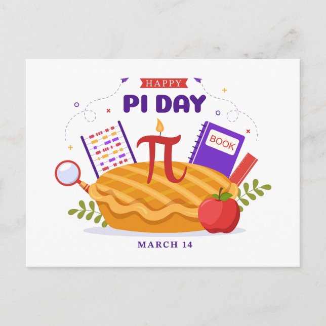 National Pi Day Postcard (Front)