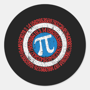 National Pi Day Shirt Math Teacher T Shirt Gift Ca Classic Round Sticker