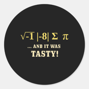 National Pi Day Shirt Math Teacher T Shirt Pi And  Classic Round Sticker