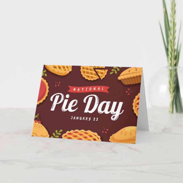 National Pie Day Card (Front)