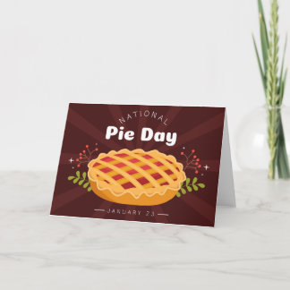 National Pie Day Card