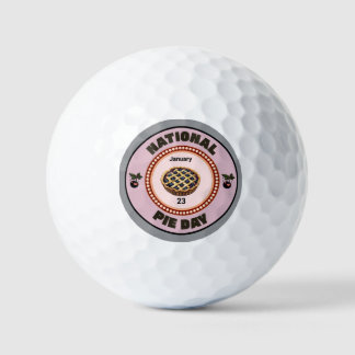 National Pie Day Cherry Pie Golf Balls