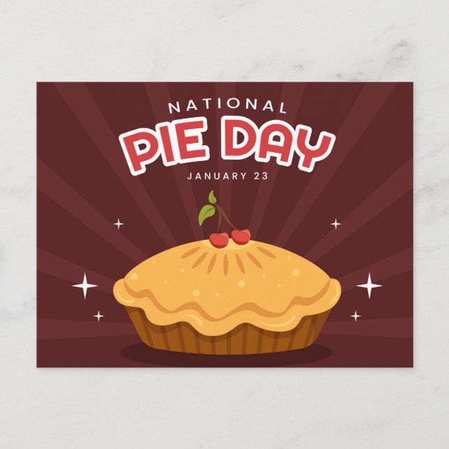 National Pie Day Postcard (Front)