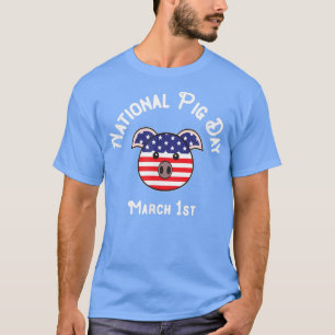 National Pig Day 4240 T-Shirt