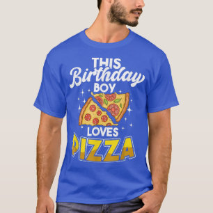 National Pizza Day Birthday Boy Food Pun Cheese Pi T-Shirt
