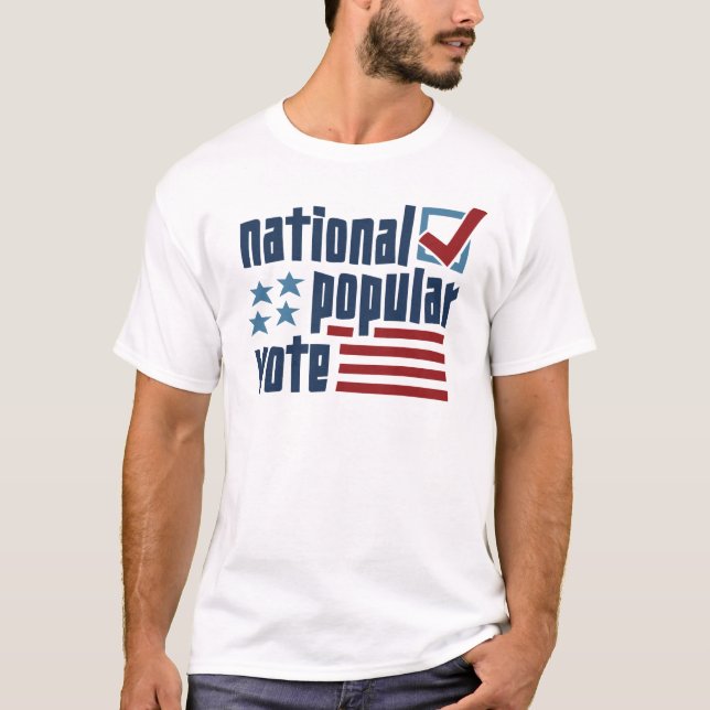 National Popular Vote - Flag Style T-Shirt (Front)