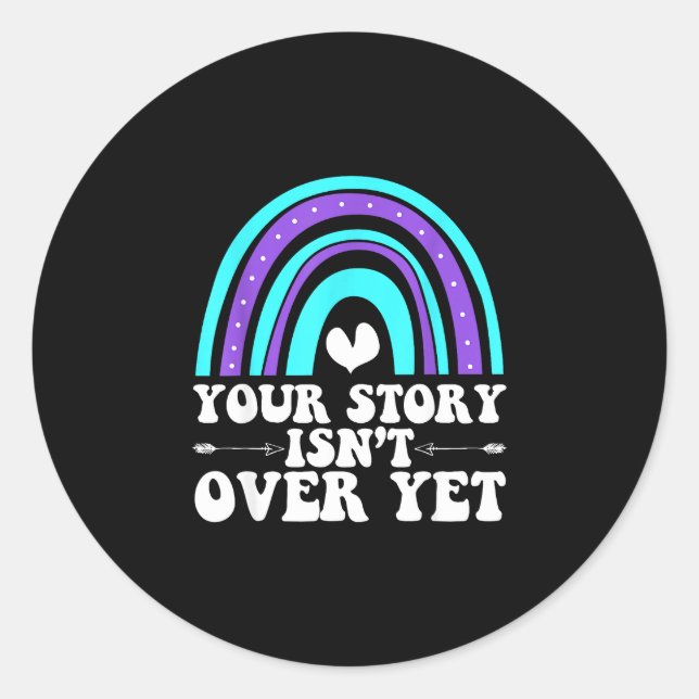 National prevention awareness month warrior  classic round sticker (Front)