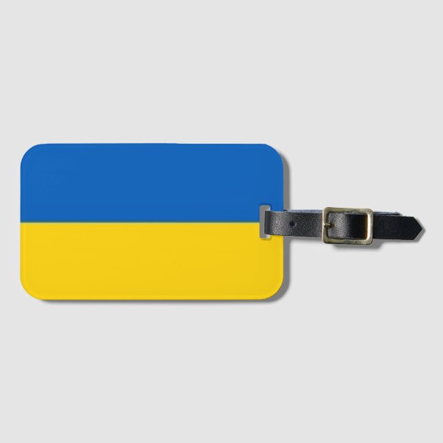 National Pride Ukraine Flag  Luggage Tag (Front Horizontal)