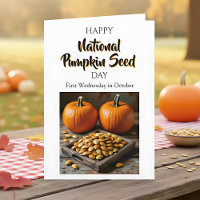 National Pumpkin Seed Day - First Wednesday in Oct