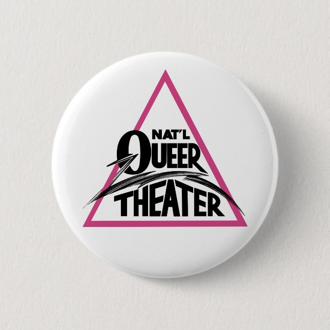 National Queer Theatre Logo Button (Front)