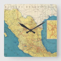 National Railroads of Mexico Map